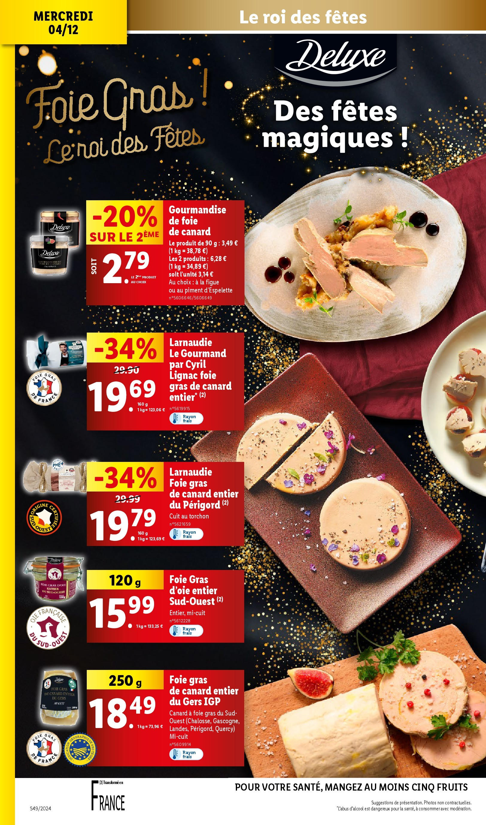 Catalogue LIDL du 03/12/2024 | Promo prospectus en ligne | Page: 22 | Produits: Figue, Torchon, Gras de canard entier, Piment d'espelette