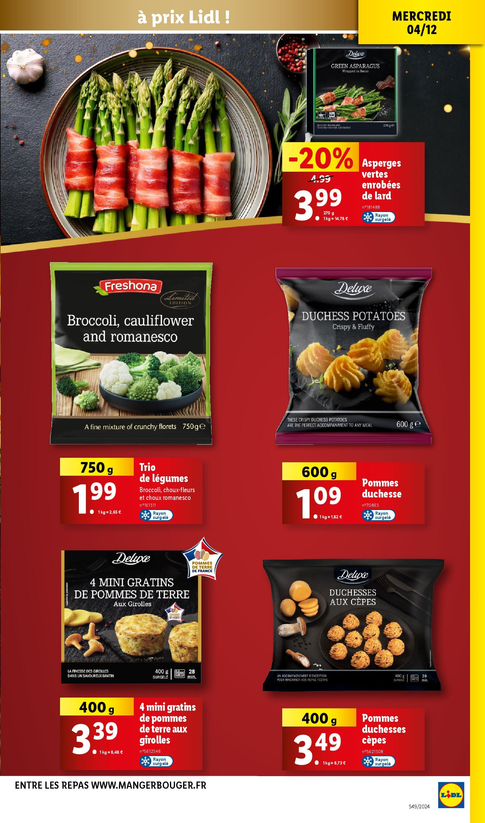 Catalogue LIDL du 03/12/2024 | Promo prospectus en ligne | Page: 27 | Produits: Pommes, Thé, Pommes de terre