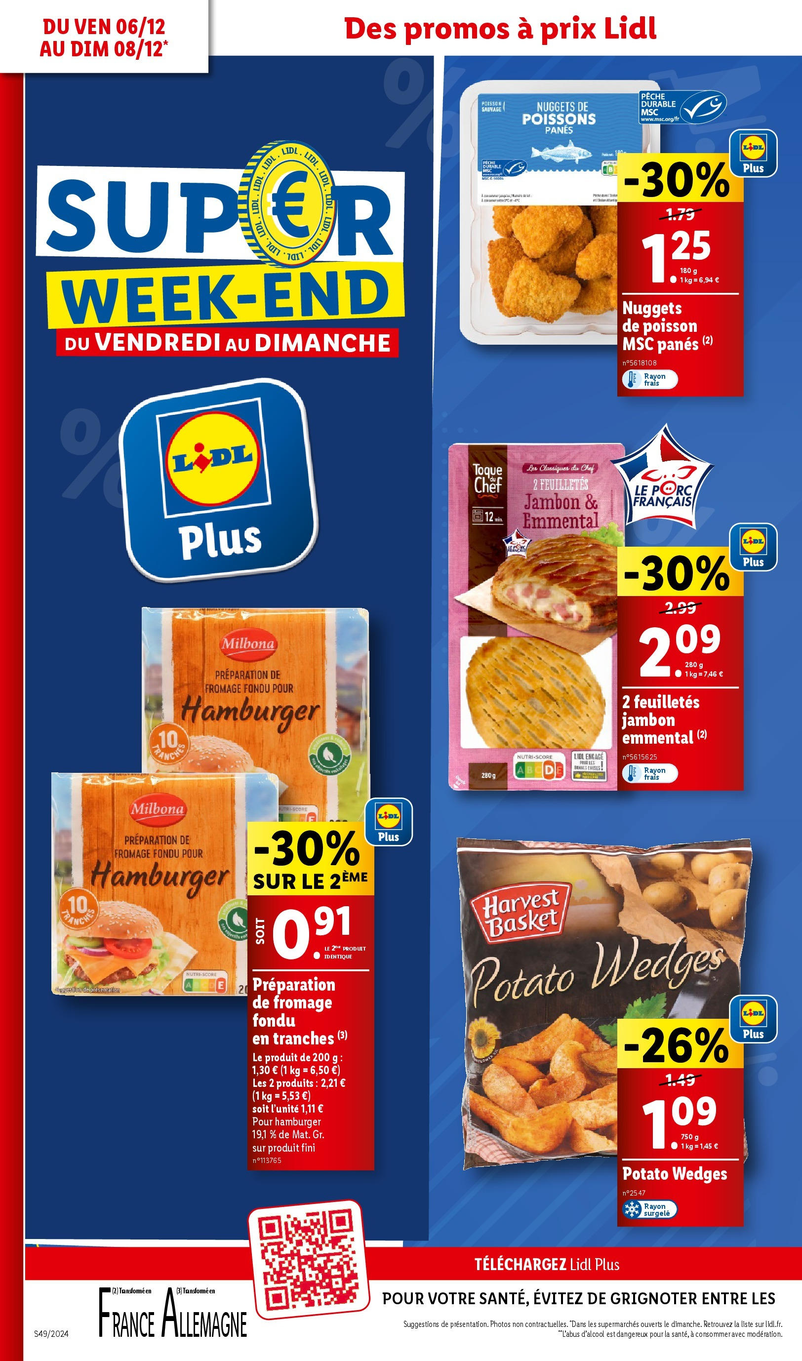 Catalogue LIDL du 03/12/2024 | Promo prospectus en ligne | Page: 90 | Produits: Fromage, Jambon, Porc, Poisson