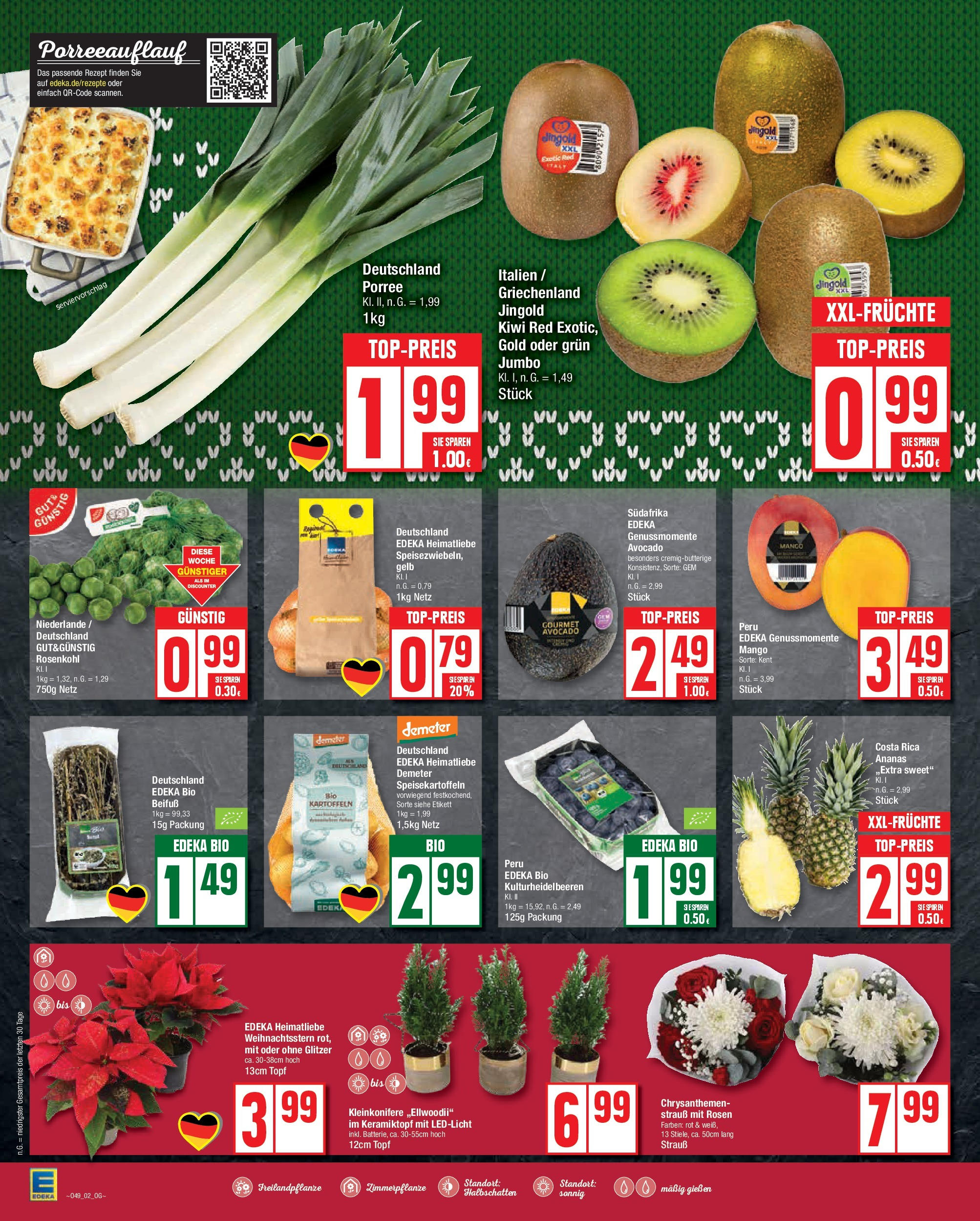 Edeka - Berlin, Hellersdorfer Straße 8 (ab 02.12.2024) » Angebote Online | Seite: 2 | Produkte: Ananas, Avocado, Mango, Kiwi