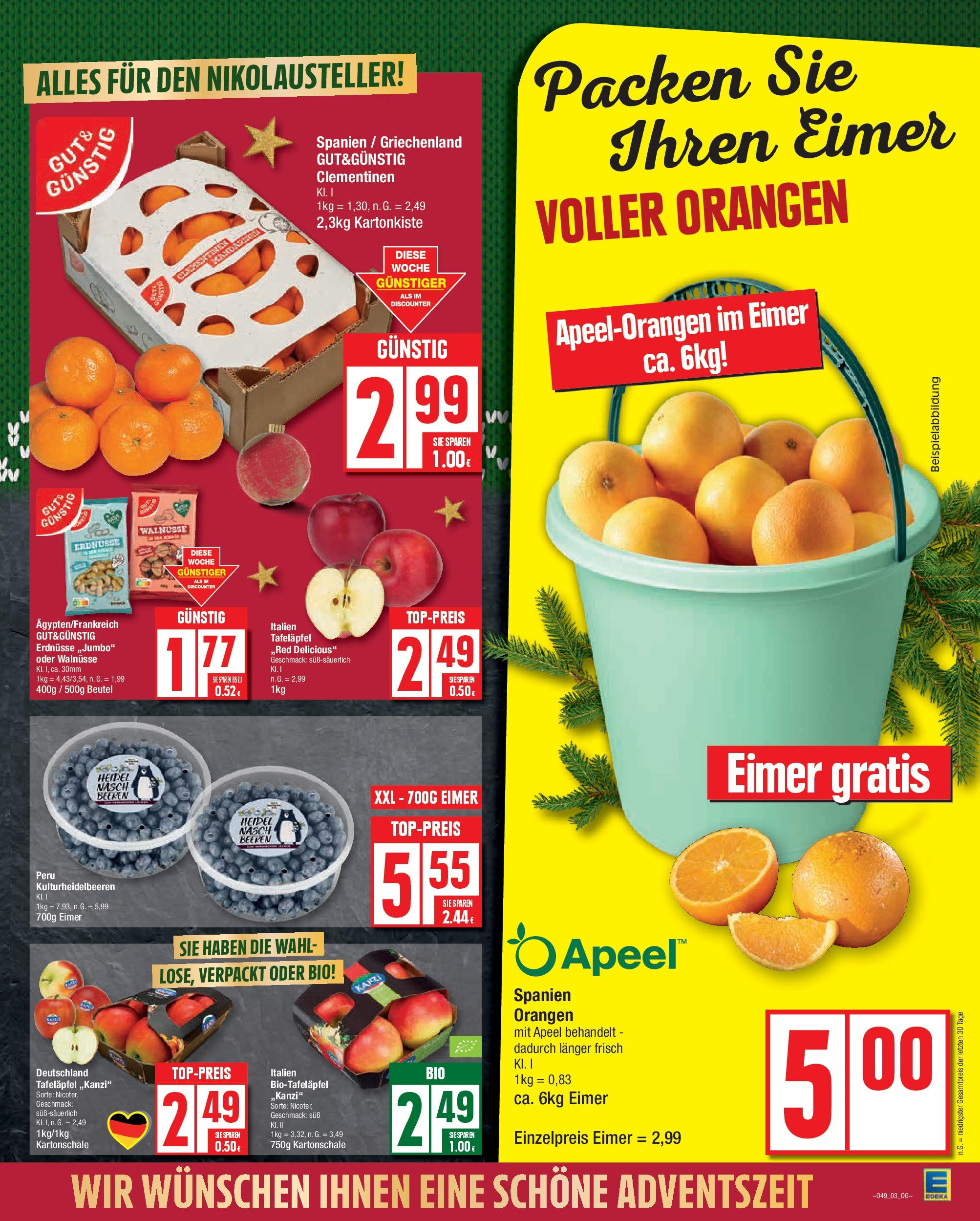 Edeka - Berlin, Hellersdorfer Straße 8 (ab 02.12.2024) » Angebote Online | Seite: 3 | Produkte: Erdnüsse, Walnüsse, Orangen