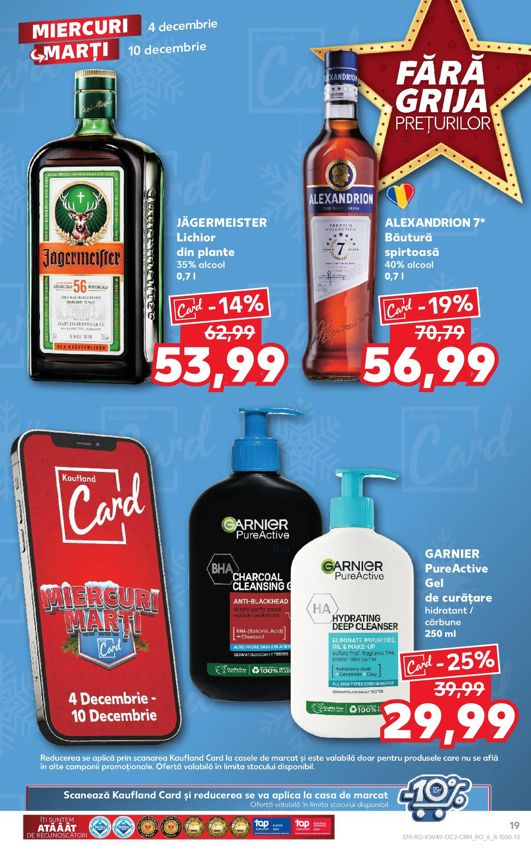 Catalog Kaufland - Sibiu 04.12.2024 - Revista si Oferta | Pagină: 19 | Produse: Lichior