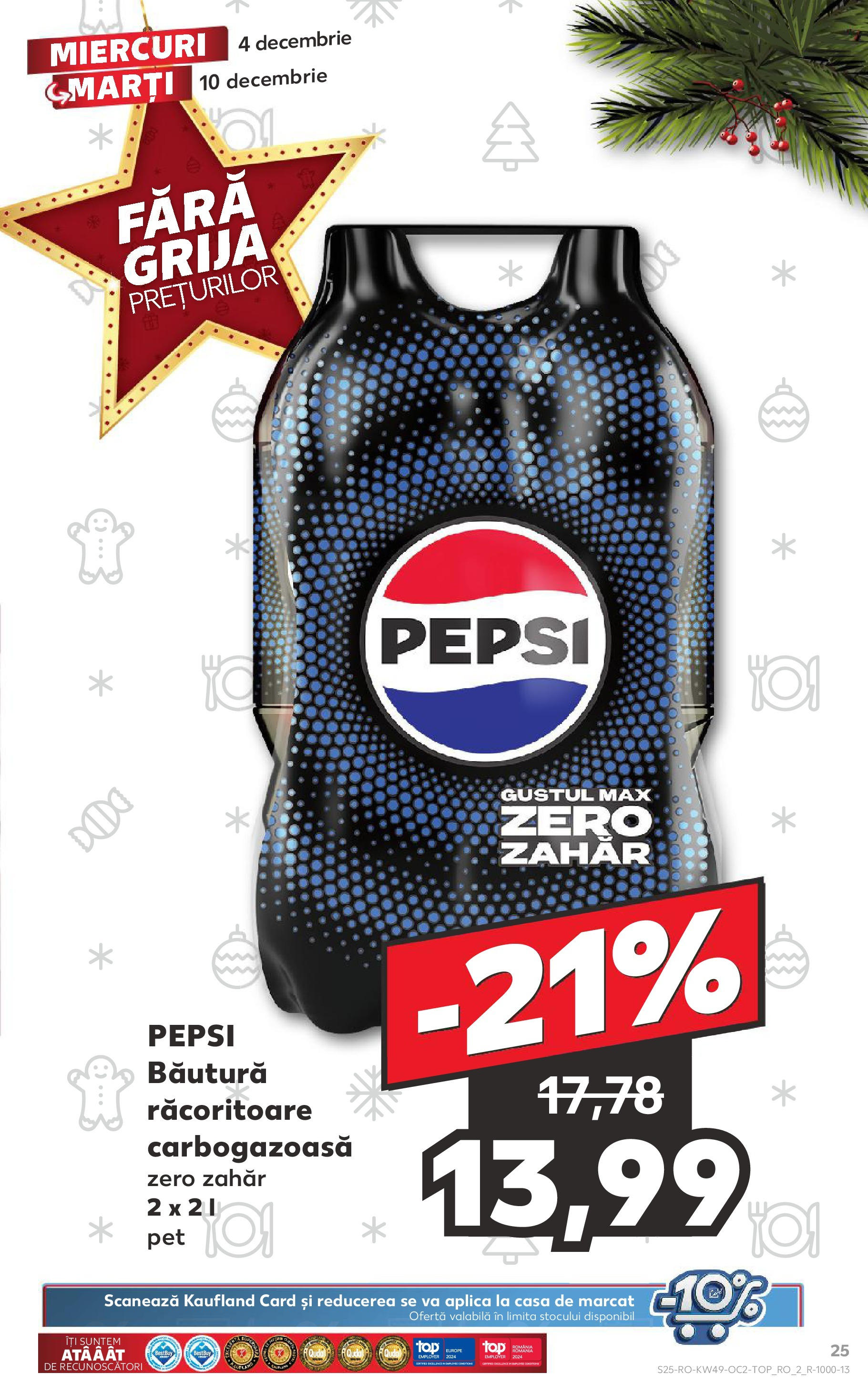 Catalog Kaufland - Sibiu 04.12.2024 - Revista si Oferta | Pagină: 25 | Produse: Zahăr