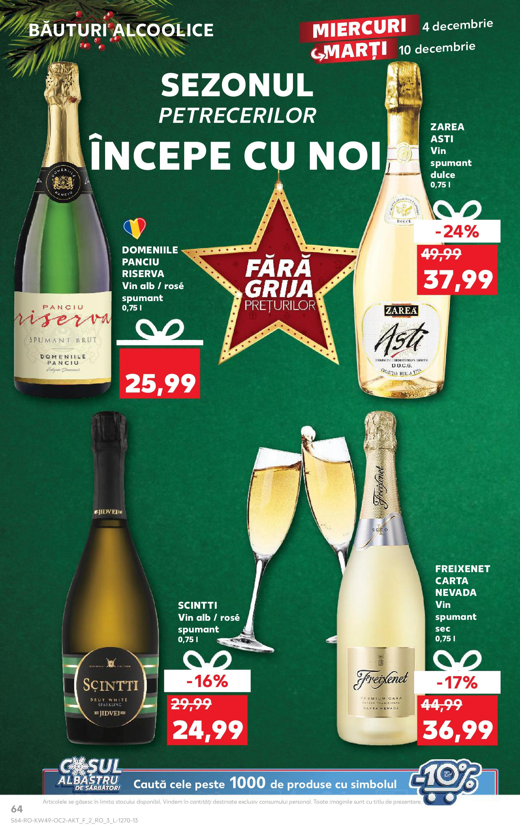 Catalog Kaufland - Sibiu 04.12.2024 - Revista si Oferta | Pagină: 64 | Produse: Vin, Pește