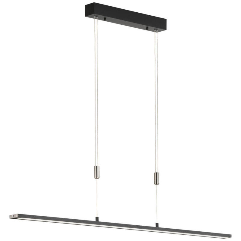 Fischer & Honsel LED-Pendelleuchte 60015 nickel matt sand Metall B/H/T: ca. 120x150x6 cm 1.0 Brennstellen