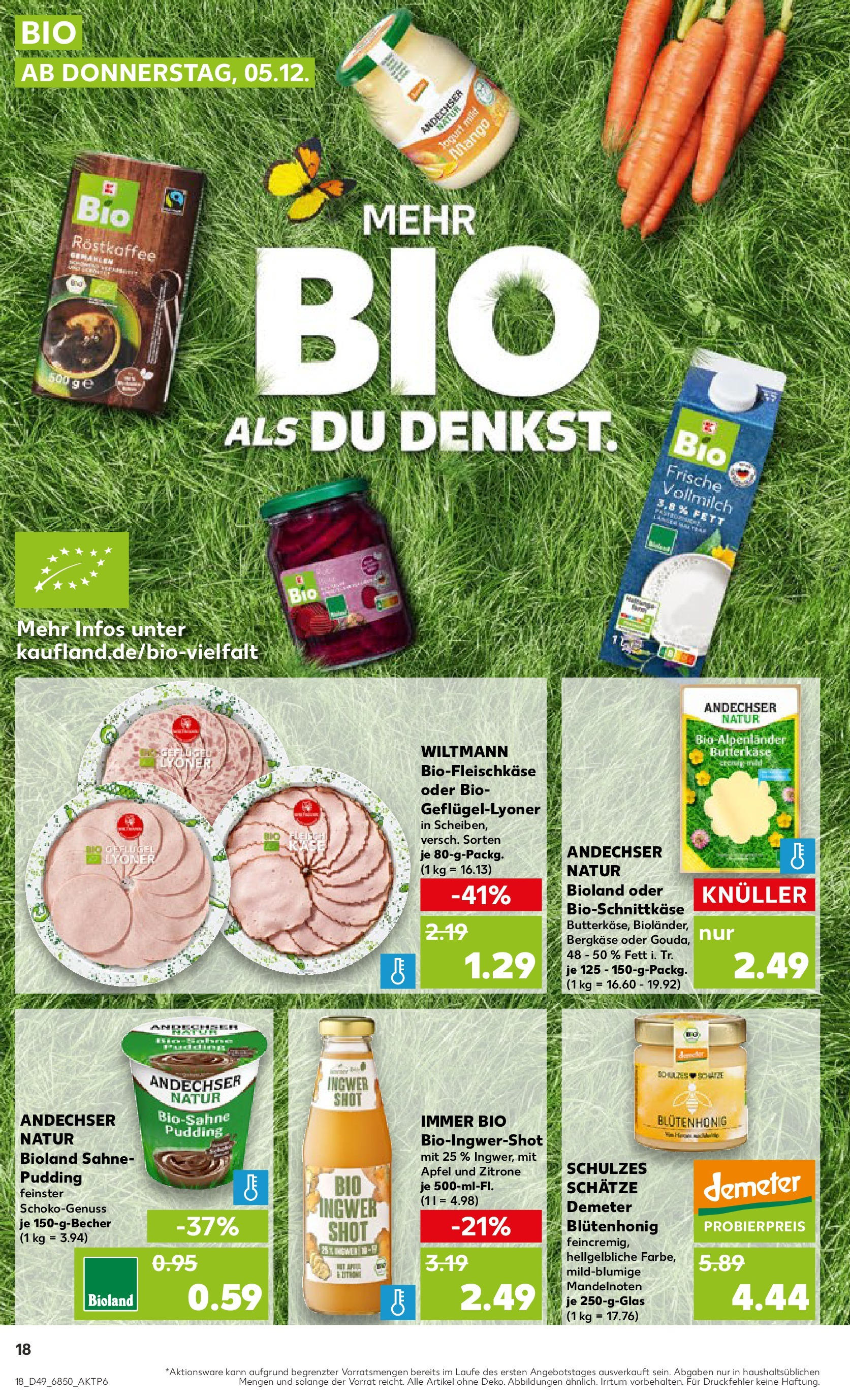 Kaufland - Unterschleißheim, Andreas-Danzer-Weg 2 (ab 05.12.2024) » Angebote Online zum Blättern | Seite: 18 | Produkte: Äpfel, Pudding, Zitrone, Mango