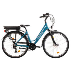 Hollandia City E-Bike Optima Basic KS189E 28 Zoll Rahmenhöhe 44 cm 7 Gänge türkis türkis ca. 250 W ca. 36 V ca. 28 Zoll