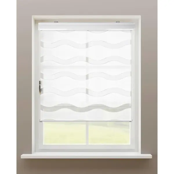 Doppelrollo mit Blende Welle