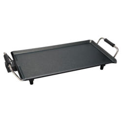 SWISS HOME Grillplatte SH-6629-S schwarz Aluminium B/H/L: ca. 27x11x52,5 cm