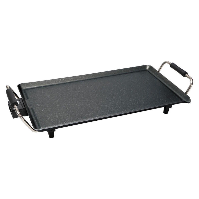 SWISS HOME Grillplatte SH-6629-S schwarz Aluminium B/H/L: ca. 27x11x52,5 cm