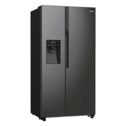 Gorenje Side by Side NRR9ESBXL schwarz B/H/T: ca. 92x179x70 cm