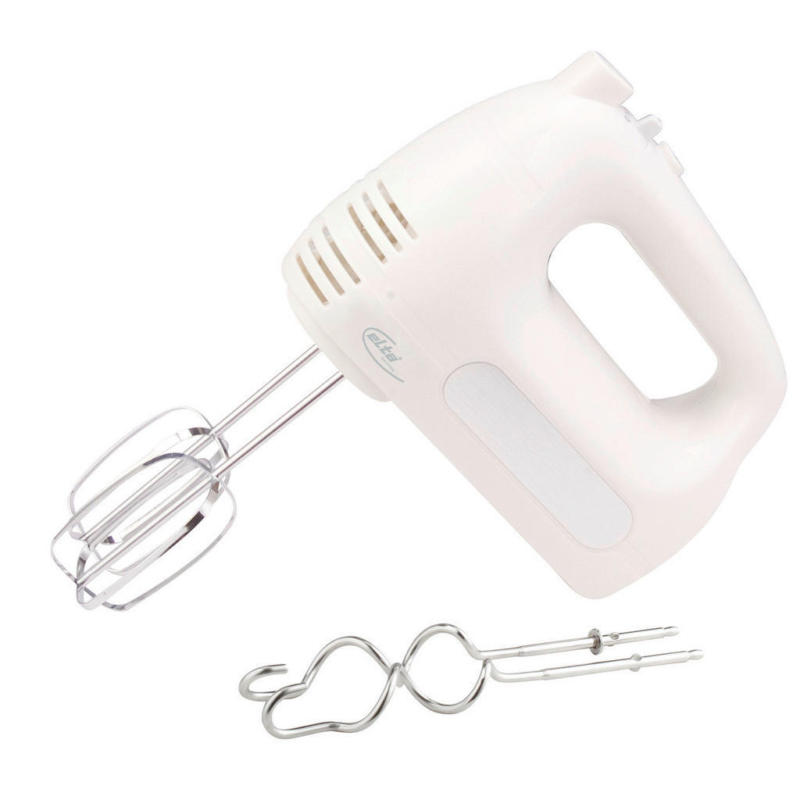 Elta Handmixer HM-400 weiß Edelstahl Kunststoff B/H/L: ca. 8x16x18 cm