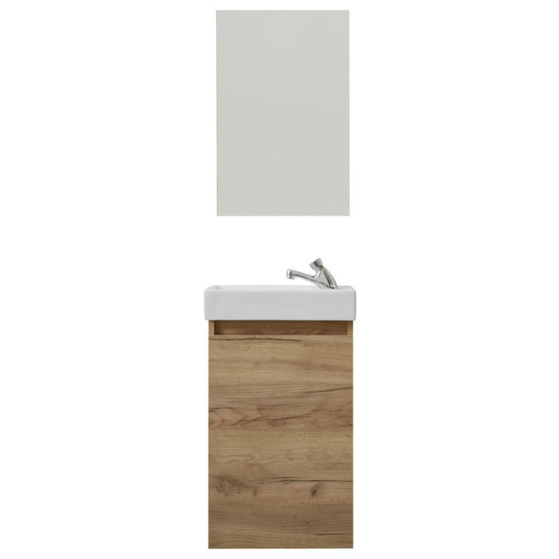 Badezimmer-Set Champ Eiche Artisan Nachbildung B/H/T: ca. 40x68x22 cm