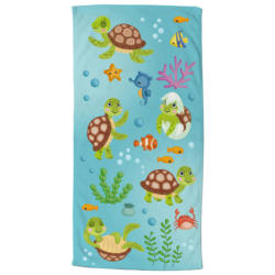 Strandtuch Turtles Multi Polyester B/L: ca. 75x150 cm