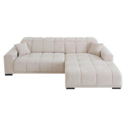 Funktionsecke Moreno beige Microfaser B/H/T: ca. 301x113x195 cm