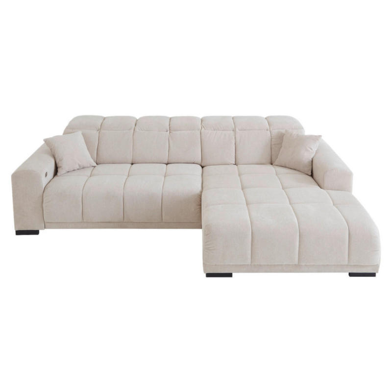 Funktionsecke Moreno beige Microfaser B/H/T: ca. 301x113x195 cm