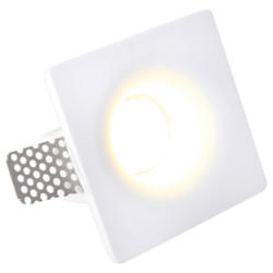 Näve Leuchten LED-Einbauspot weiß Gips B/H/T: ca. 12x4,5x12 cm 1 Brennstellen