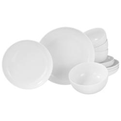 CreaTable Teller-Set Allround Weiss weiß Porzellan