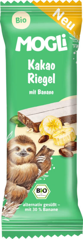 MOGLi Riegel Kakao mit Banane ab 3 Jahren