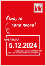 KiK volantino fino al 3.12.2024