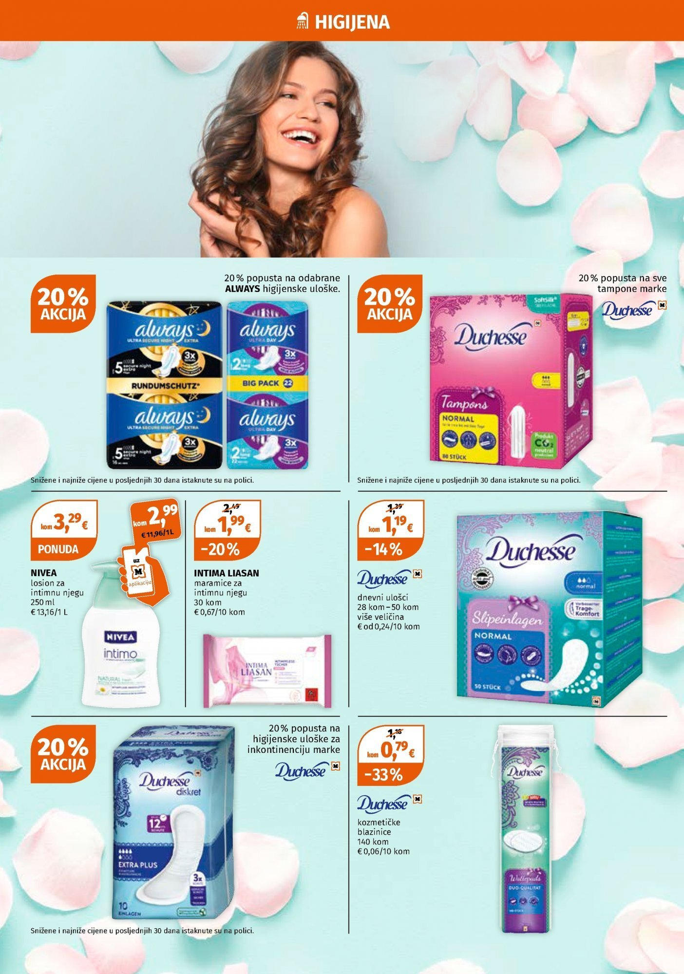 Katalog Müller novi od 02.12.2024 na listanje > letak digitalni | Stranica: 8 | Proizvodi: Losion za intimnu njegu, Dnevni ulošci, Nivea