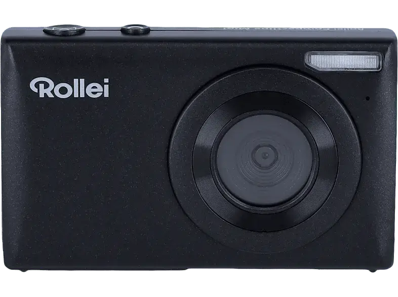 Rollei Compactline Mini Kompaktkamera, 4K Video, 8 MP Foto, 18x Digital Zoom, Blende f3, 2.8 Zoll LCD, Schwarz