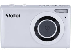 Rollei Compactline Mini Kompaktkamera, 4K Video, 8 MP Foto, 18x Digital Zoom, Blende f3, 2.8 Zoll LCD, Weiß