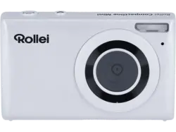 Rollei Compactline Mini Kompaktkamera, 4K Video, 8 MP Foto, 18x Digital Zoom, Blende f3, 2.8 Zoll LCD, Weiß