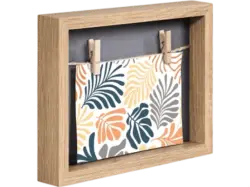 Hama Bilderrahmen "Muro", mit Schnur und Klammern, 16.5 x 21.5 cm, Eiche