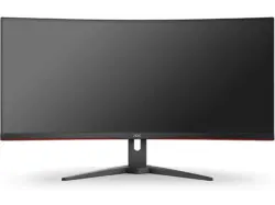 AOC CU34G2XE 34 Zoll Curved Gaming Monitor, WQHD, 1 ms Reaktionszeit, 300 cd/m², 144 Hz, Schwarz