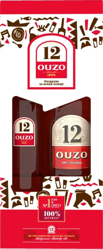 Ouzo 12 Узо + чаша