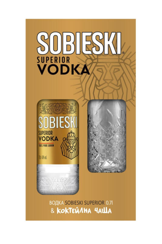 Sobieski Superior Водка 40% vol