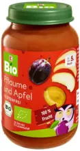 Kaufland хипермаркет K-Bio Биопюре със сливи и ябълки - до 07-12-25