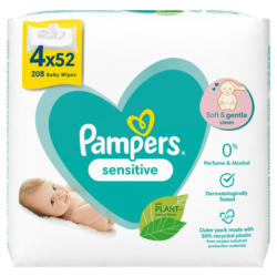 Pampers Бебешки кърпи различни видове