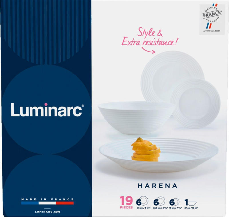 Luminarc Сервиз за хранене Harena 19 части