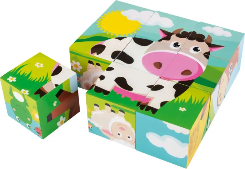 Kidland Дървен картинен пъзел