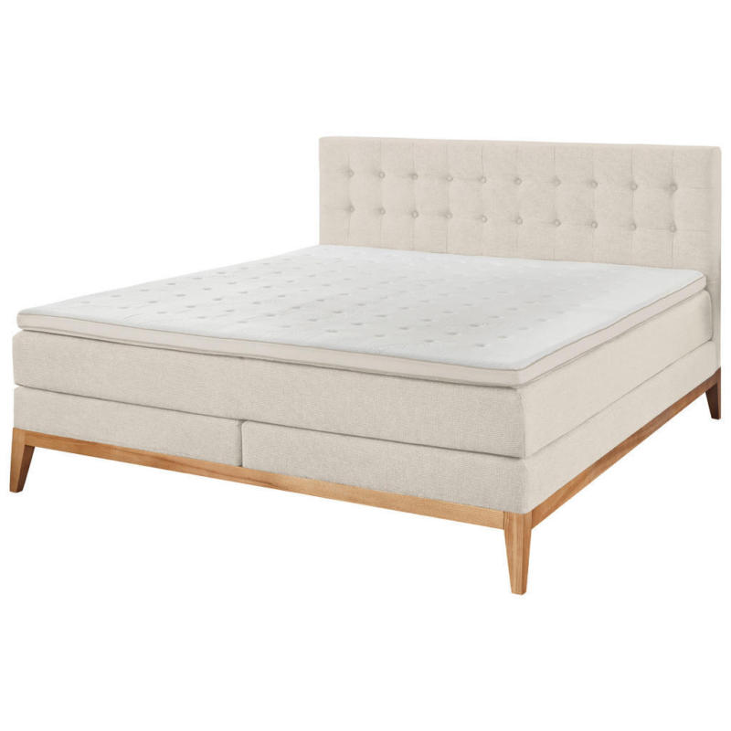 Boxspringbett Westwood natur Liegefläche B/L: ca. 180x200 cm