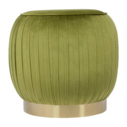 360 Living Hocker Lilje 101 Pistazie H/D: ca. 42x43 cm