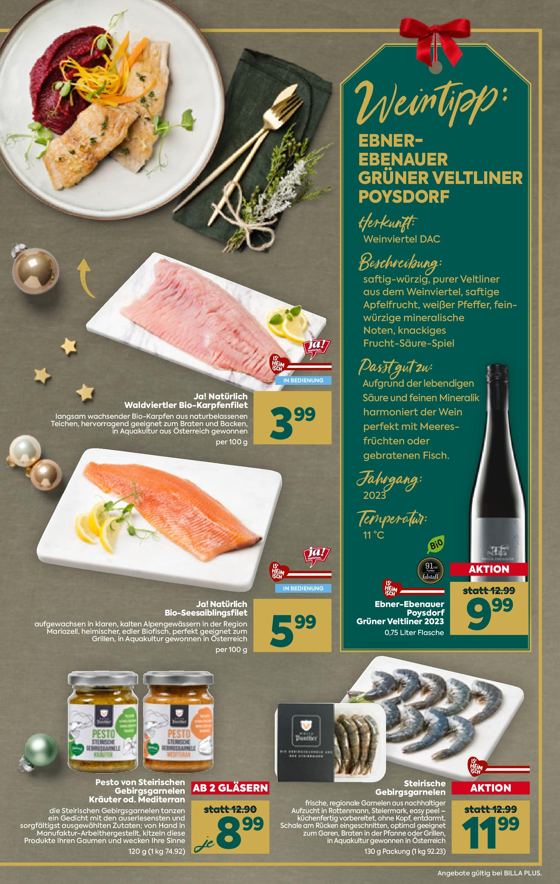 Billa Plus Flugblatt 28.11.2024 | WEIHNACHTEN | Seite: 5 | Produkte: Wein