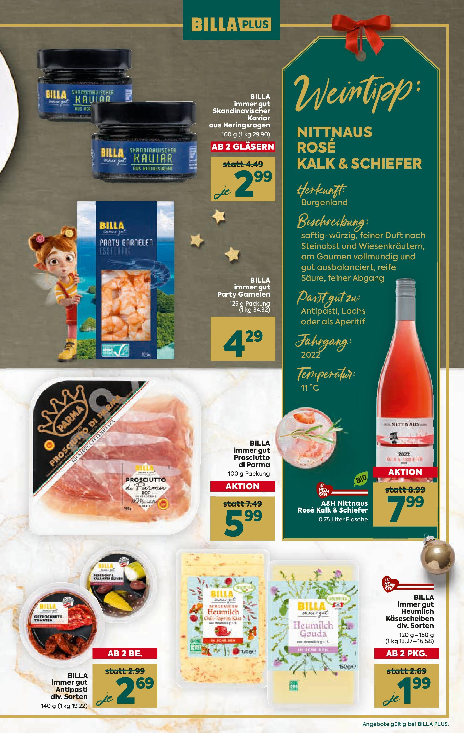 Billa Plus Flugblatt 28.11.2024 | WEIHNACHTEN | Seite: 15 | Produkte: Duft, Käse, Tomaten