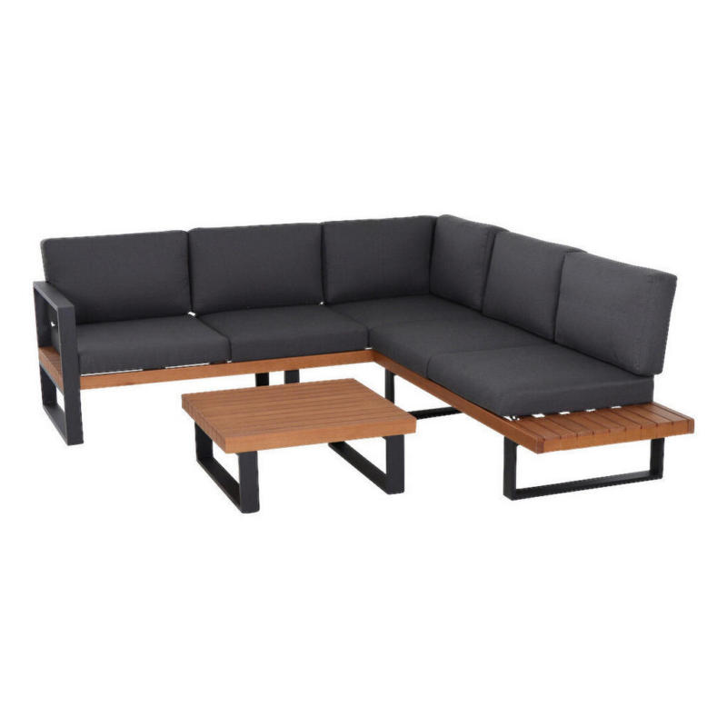 Gardamo Loungeset MODENA anthrazit Aluminium