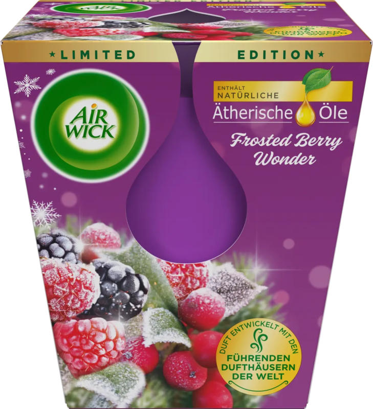 AirWick Duftkerze im Glas Frosted Berry Wonder