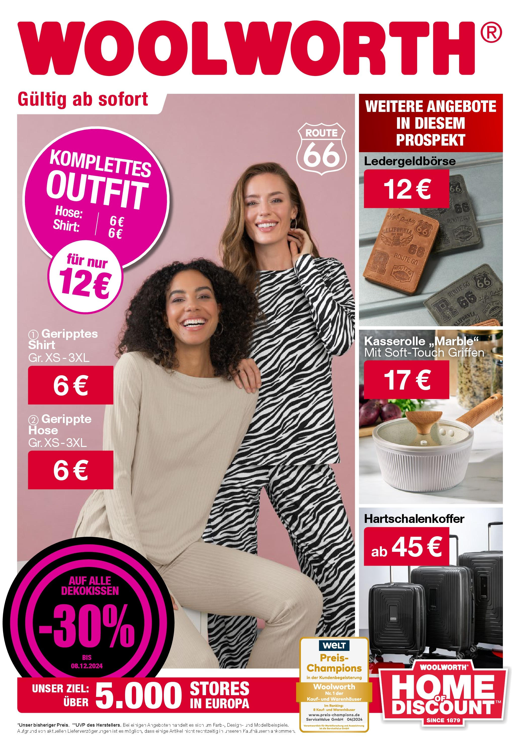 Woolworth Flugblatt von 04.12.2024 - Aktuelle Angebote | Seite: 1 | Produkte: Hose