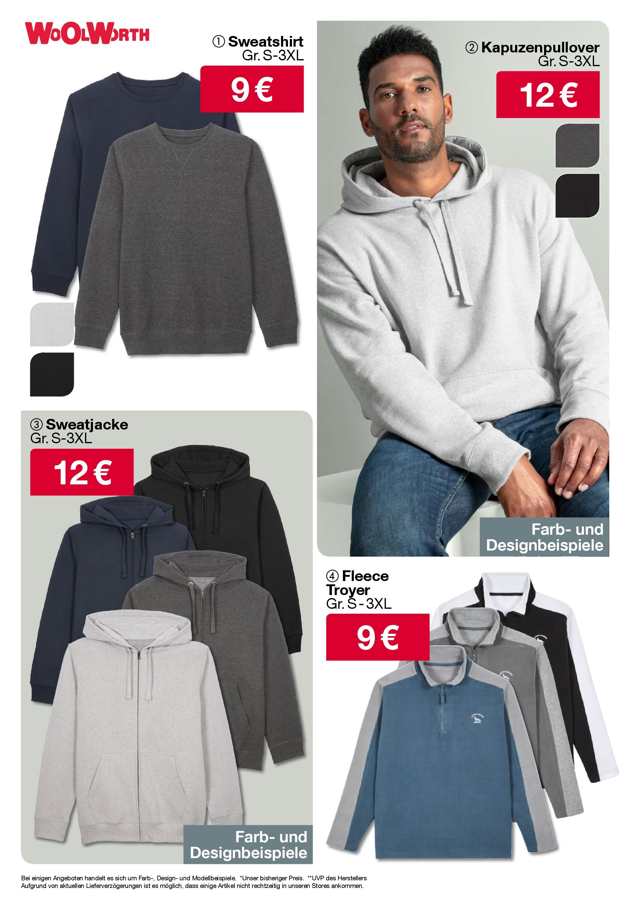 Woolworth Flugblatt von 04.12.2024 - Aktuelle Angebote | Seite: 9 | Produkte: Kapuzenpullover