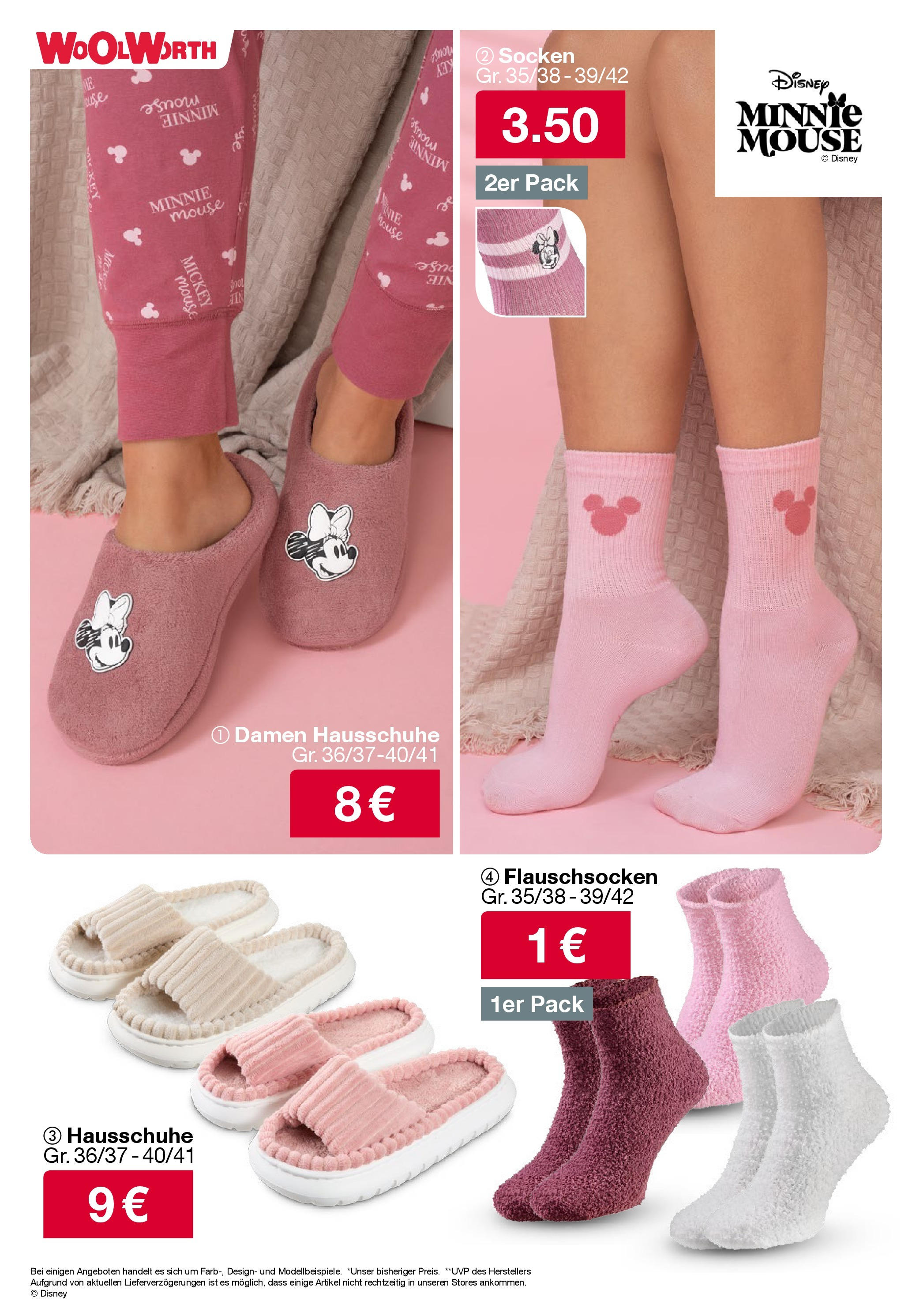 Woolworth Flugblatt von 04.12.2024 - Aktuelle Angebote | Seite: 14 | Produkte: Socken, Hausschuhe