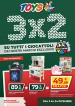 Toys Center 3x2 su tutti i giocattoli dei nostri marchi esclusivi - al 24.12.2024