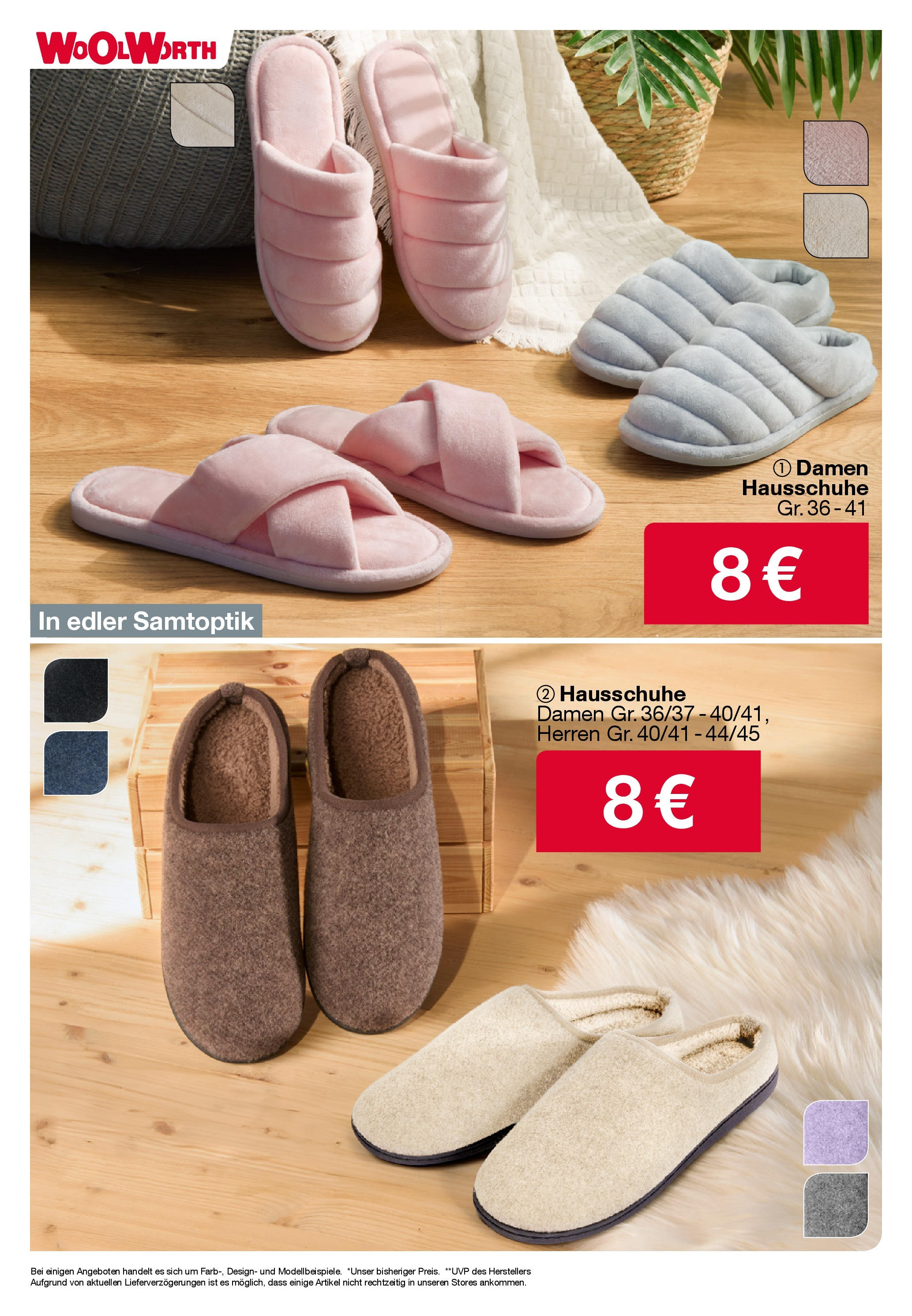 Woolworth Flugblatt von 04.12.2024 - Aktuelle Angebote | Seite: 17 | Produkte: Hausschuhe