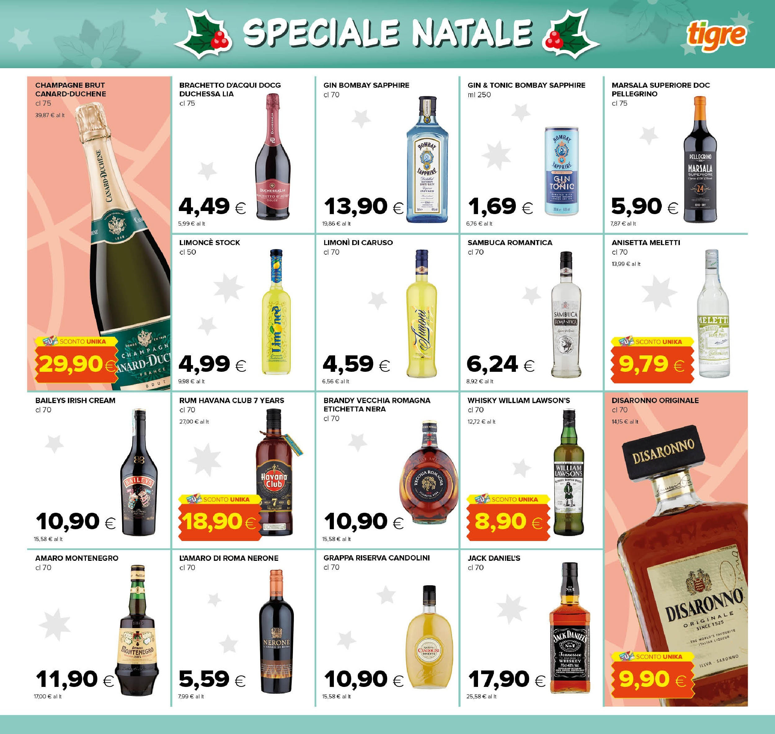 Nuovo Tigre - Volantino dal 01/12/2024 > offerte anteprima 🛍️ | Pagina: 5 | Prodotti: Gin, Whisky, Grappa, Brandy