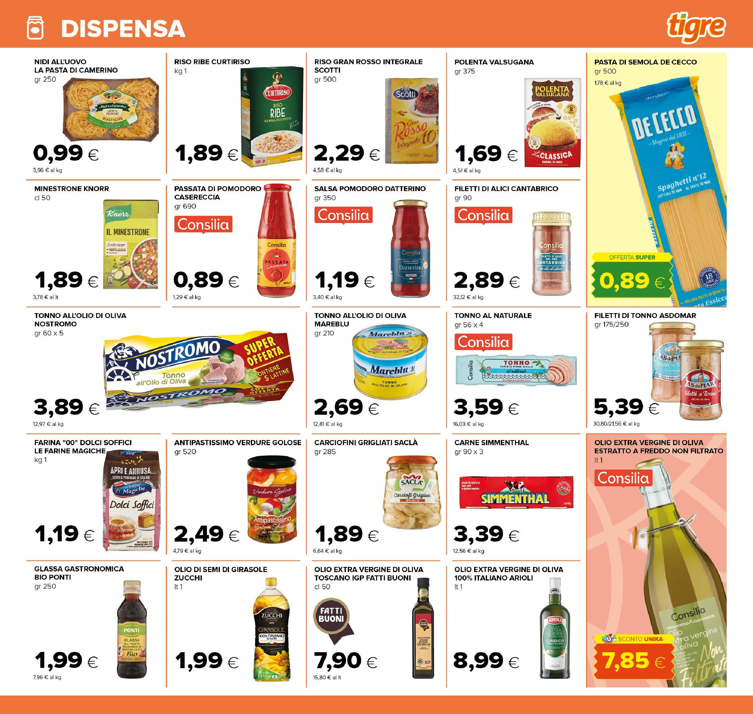 Nuovo Tigre - Volantino dal 01/12/2024 > offerte anteprima 🛍️ | Pagina: 17 | Prodotti: Salsa, Pomodoro, Olio extra vergine, Glassa