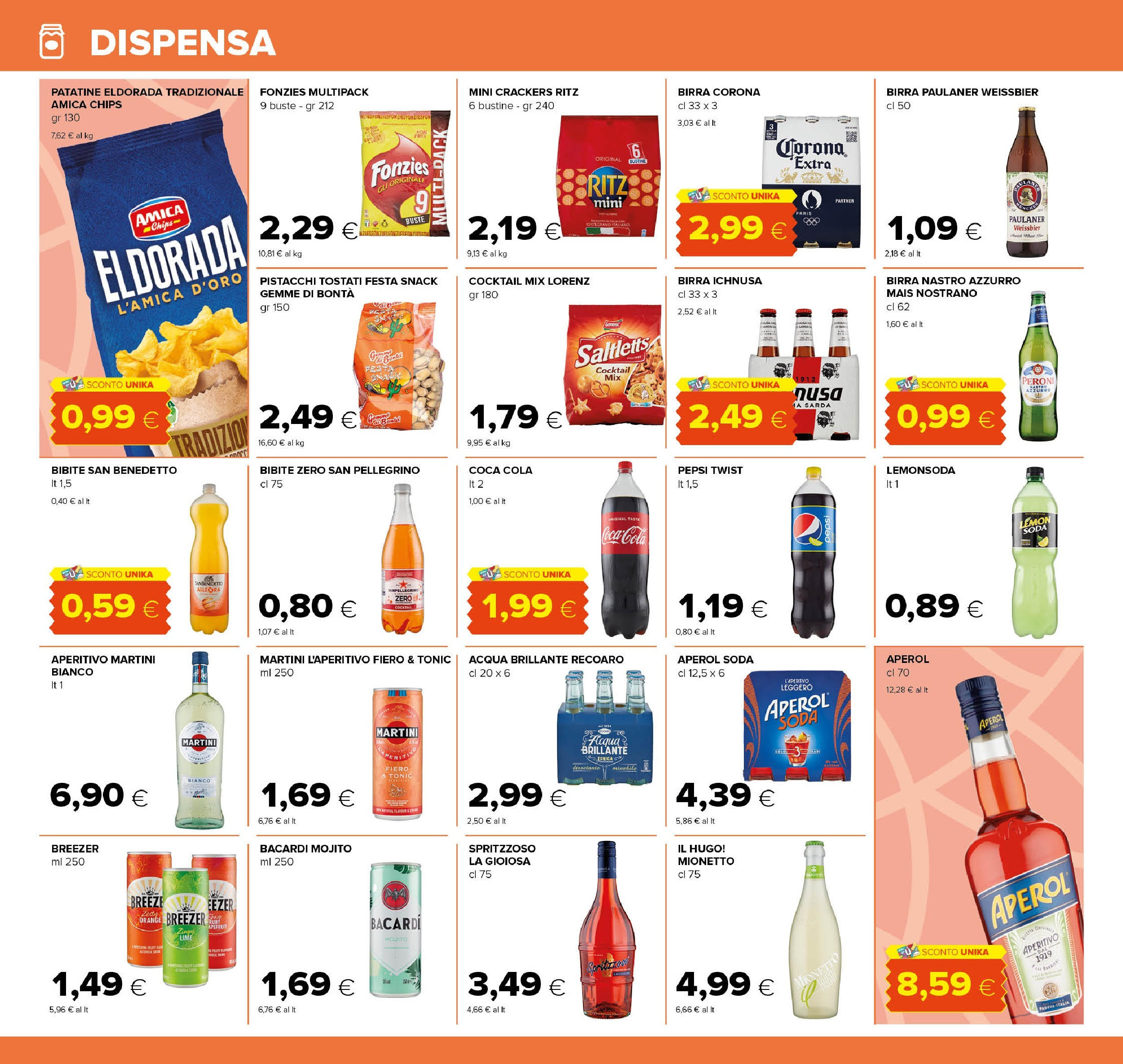 Nuovo Tigre - Volantino dal 01/12/2024 > offerte anteprima 🛍️ | Pagina: 20 | Prodotti: Patatine, Acqua, Crackers, Pepsi